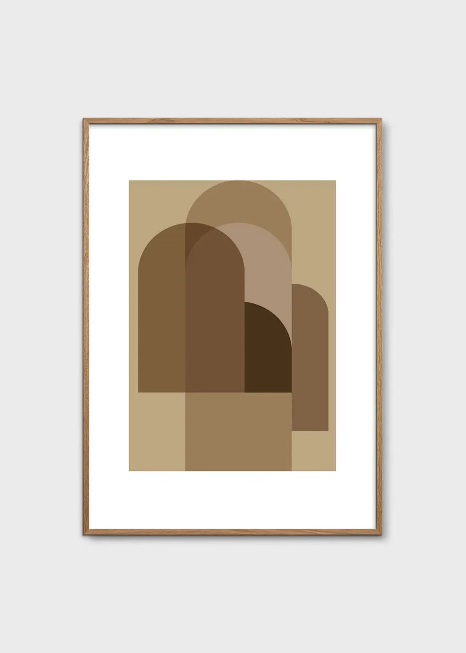 The Poster Club New Form 3 Poster A2 beige abstrakt