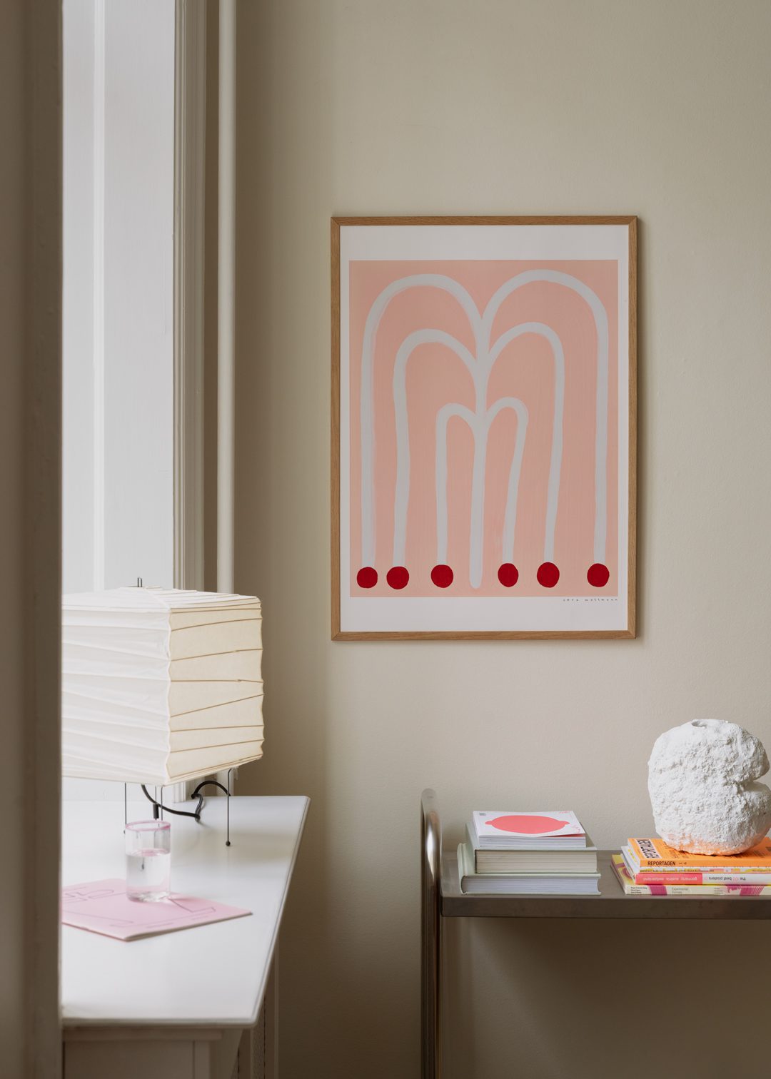 The Poster Club Art Prints Grosse Blume Poster 30x40 cm rosa
