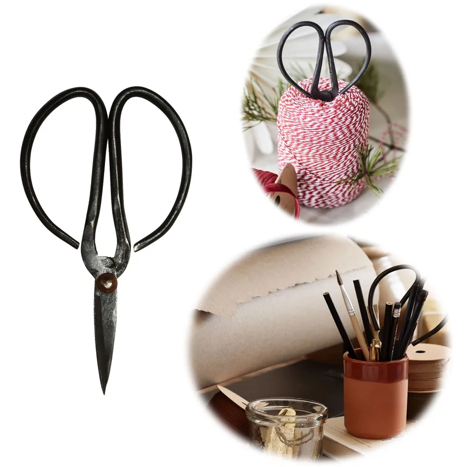 LS-LebenStil Möbel & Wohnen Vintage Schere 10cm Edelstahl