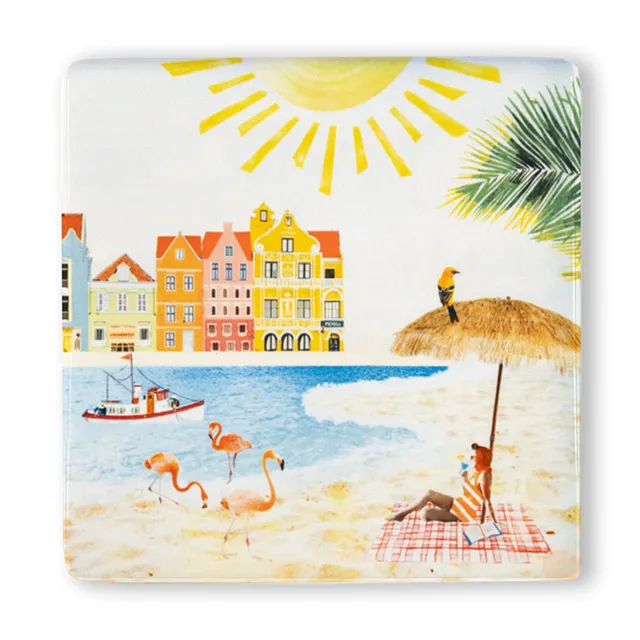 Storytiles Mini's Colorful Curaçao Wandfliese Mini Bunt