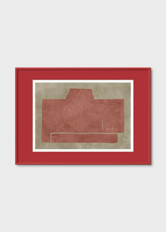 The Poster Club Art Prints Torso Poster 30x40 cm rot