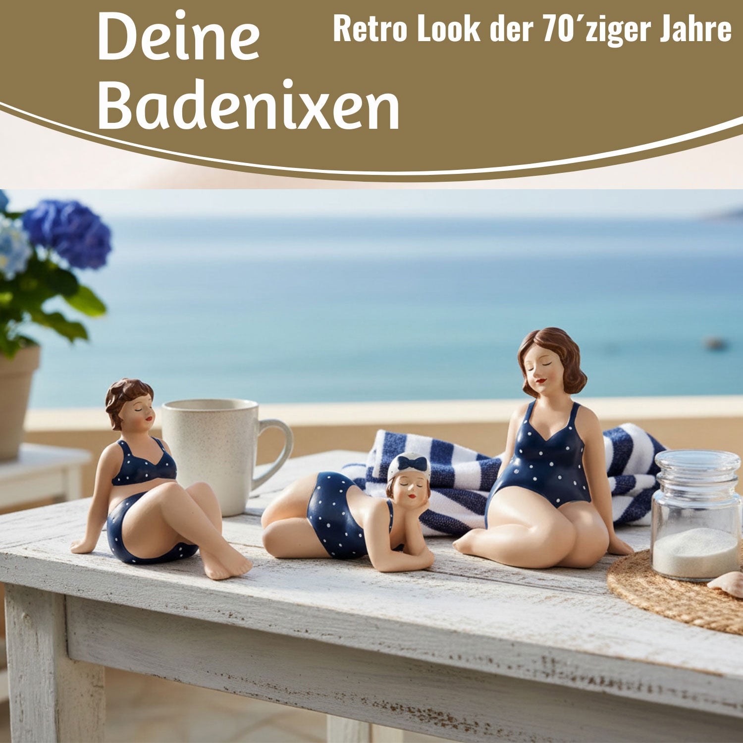 LS-LebenStil Molly Badenixe Deko Figuren 3er Set XL