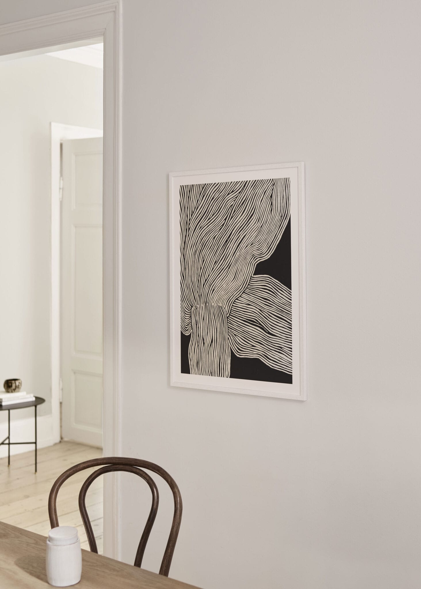 The Poster Club The Line No 13 Kunstdruck 30x40 beige