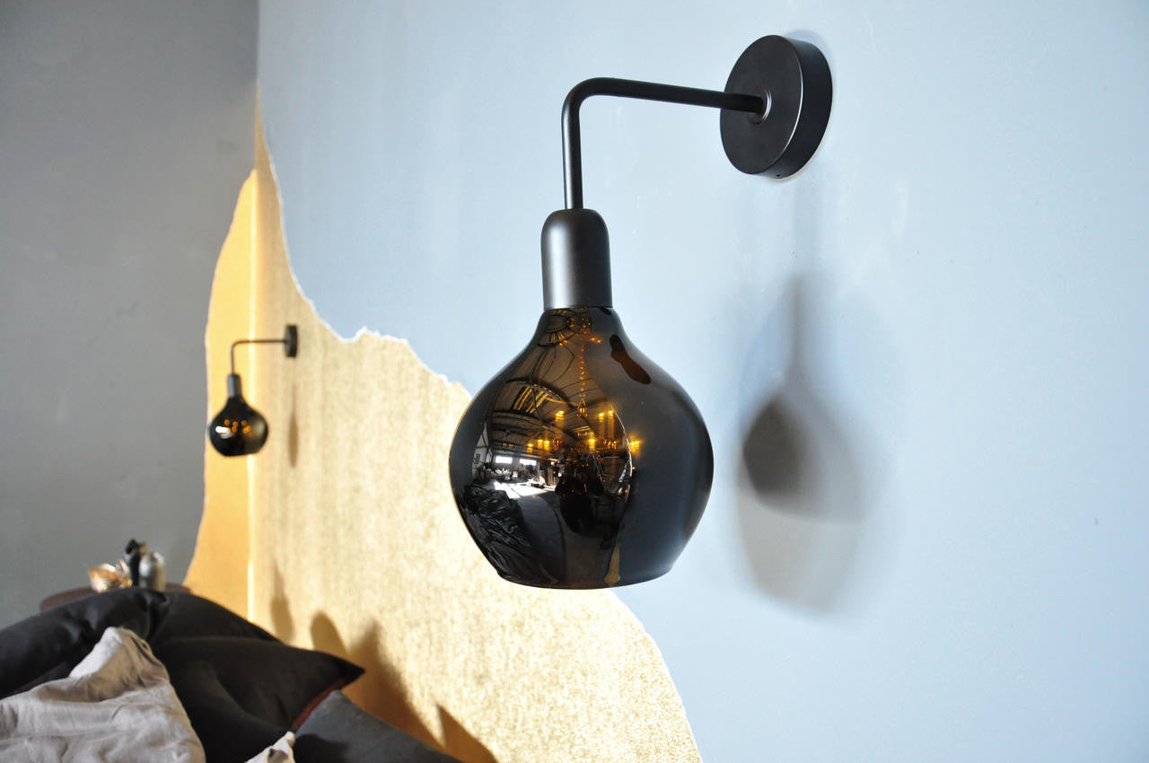 Mineheart Lighting King Edison Ghost Wandleuchte schwarz