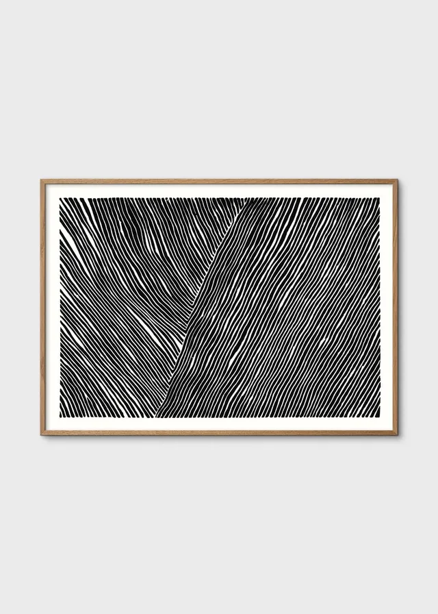The Poster Club The Line no. 01 Poster 30x40 cm s/w