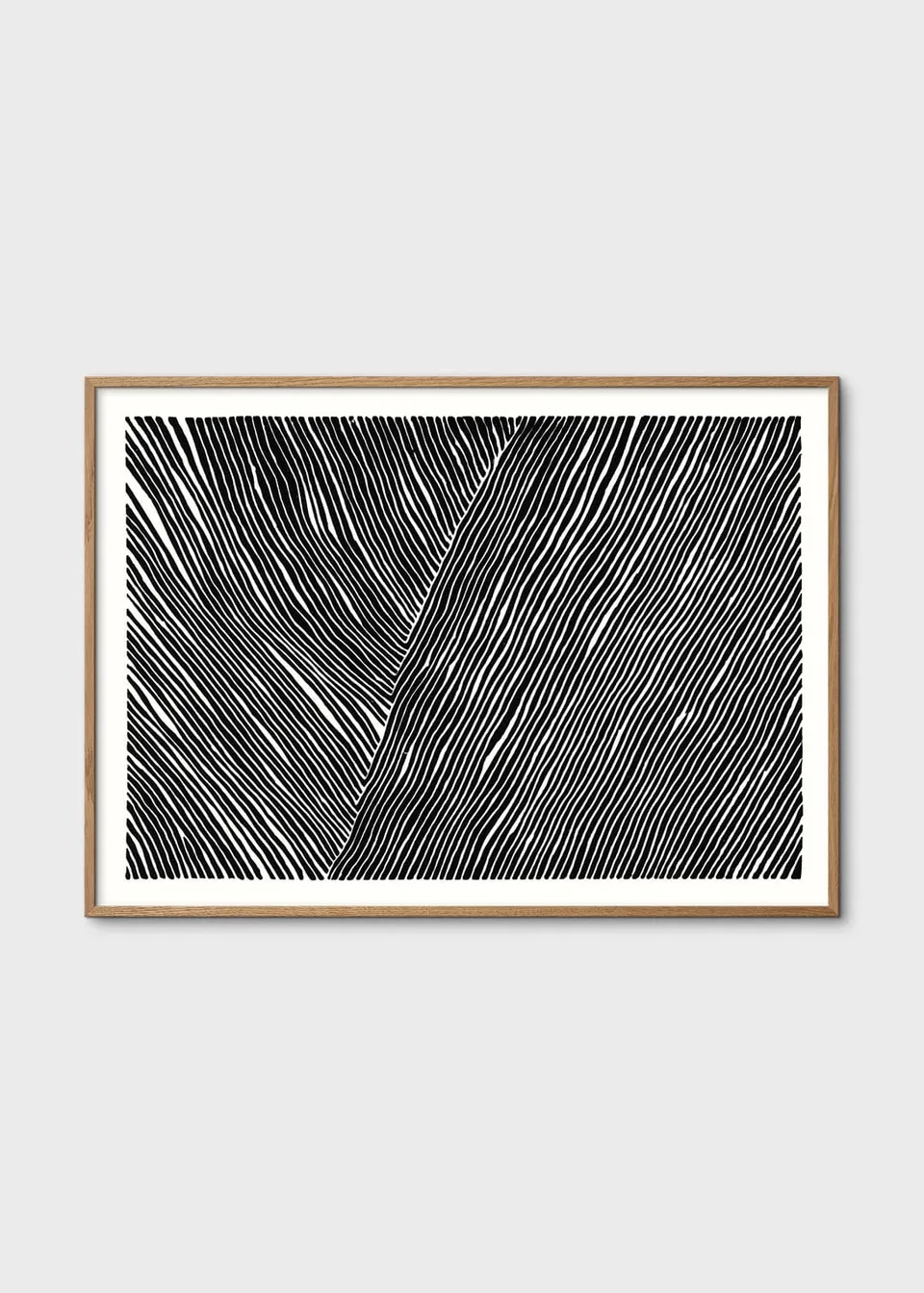 The Poster Club The Line no. 01 Poster 30x40 cm s/w