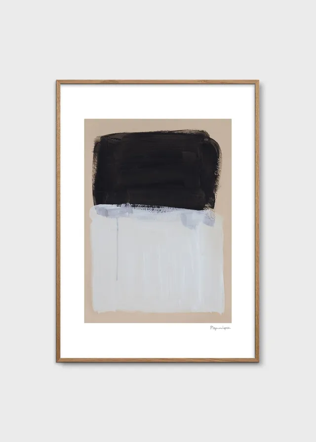 The Poster Club Painted Surface Poster 50x70 cm Beige