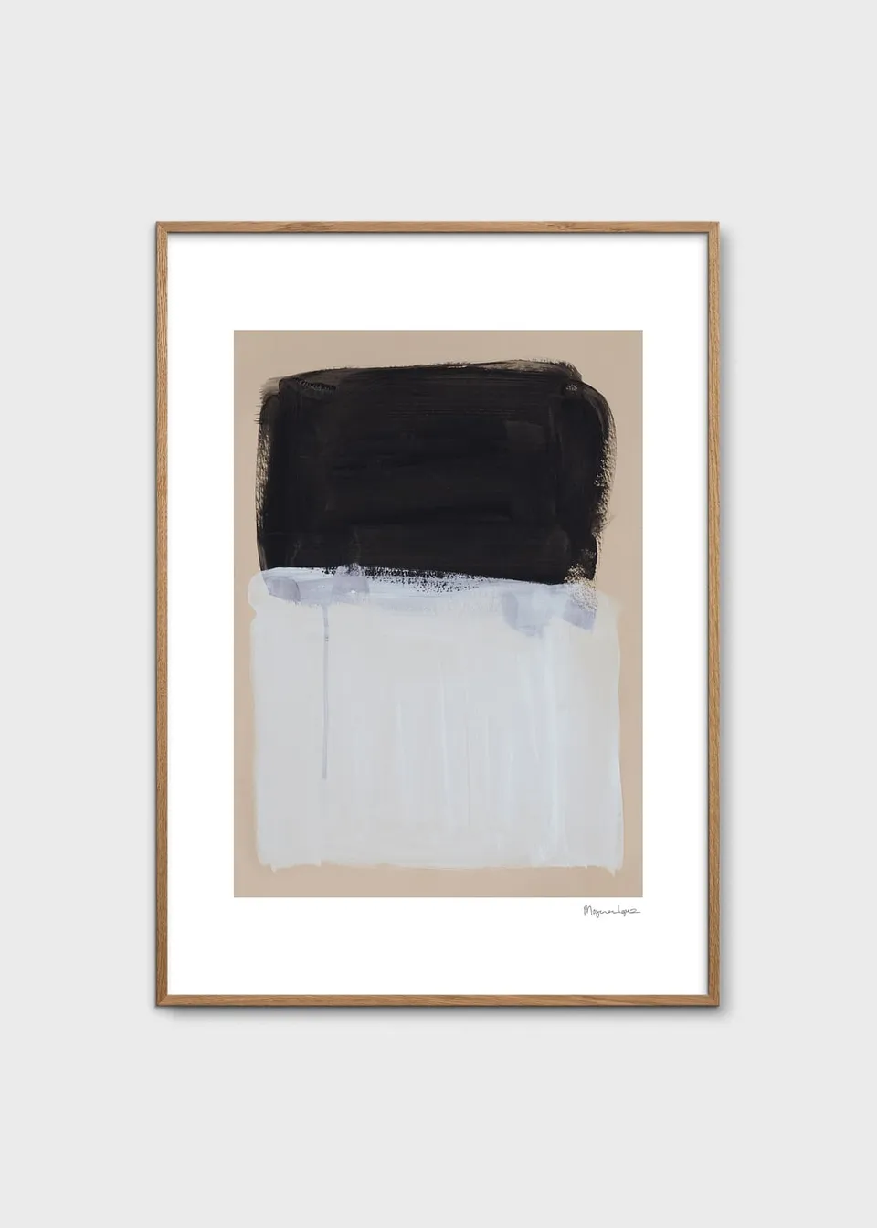 The Poster Club Painted Surface Poster 50x70 cm Beige
