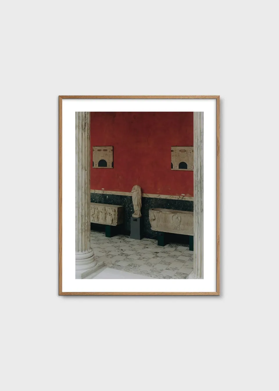 The Poster Club Glyptoteket Fotokunst Poster 40x50 cm rot