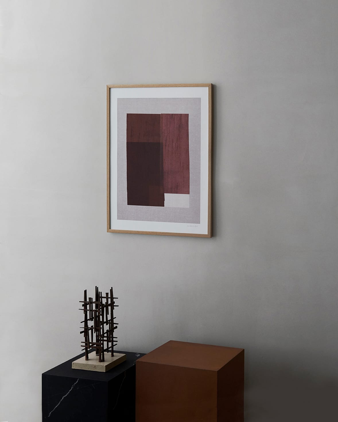 The Poster Club Red Velvet Poster 30x40 cm abstrakt