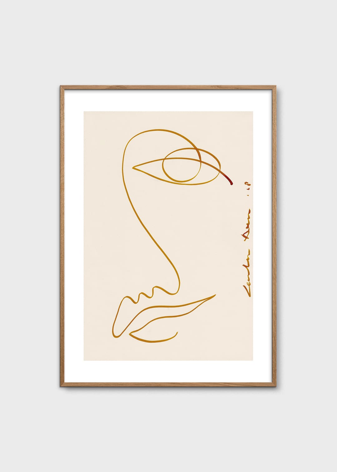 The Poster Club Sunset Vibes Poster 50x70 cm beige