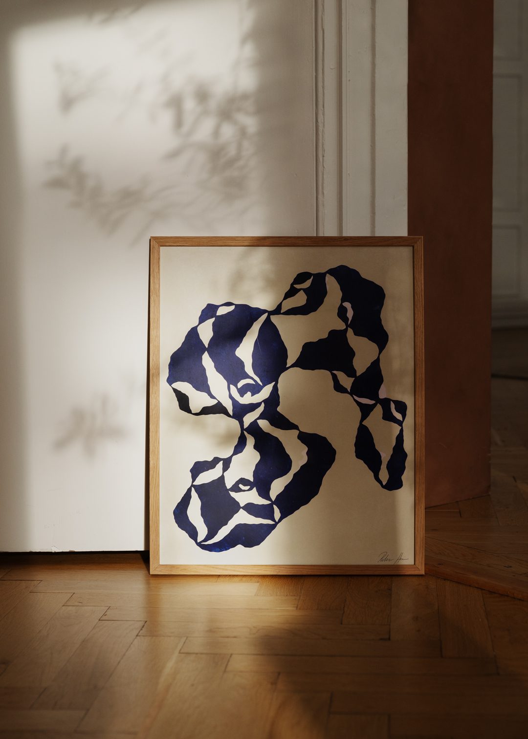 The Poster Club Art Prints Together no. 01 Poster 50x70 blau