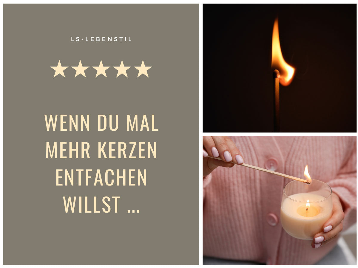 LS-LebenStil XXL Streichhölzer 30cm 120 Stück 2er-Set