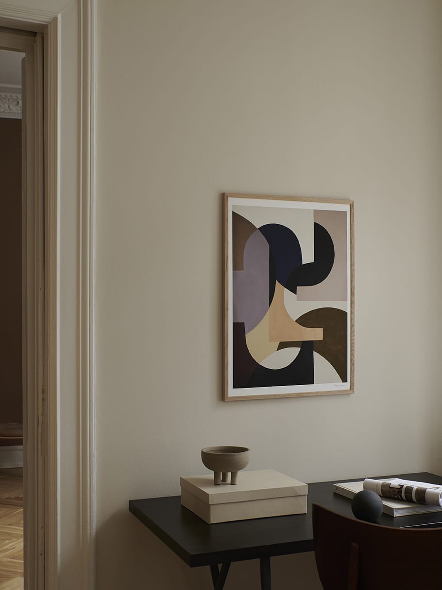 The Poster Club Rosa Poster 50x70 cm Pastell Abstrakt