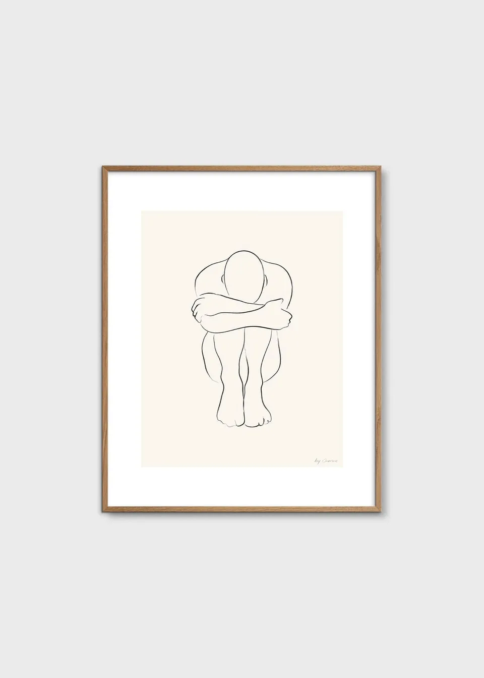 The Poster Club STATIC 03 Kunstdruck 40x50 cm beige