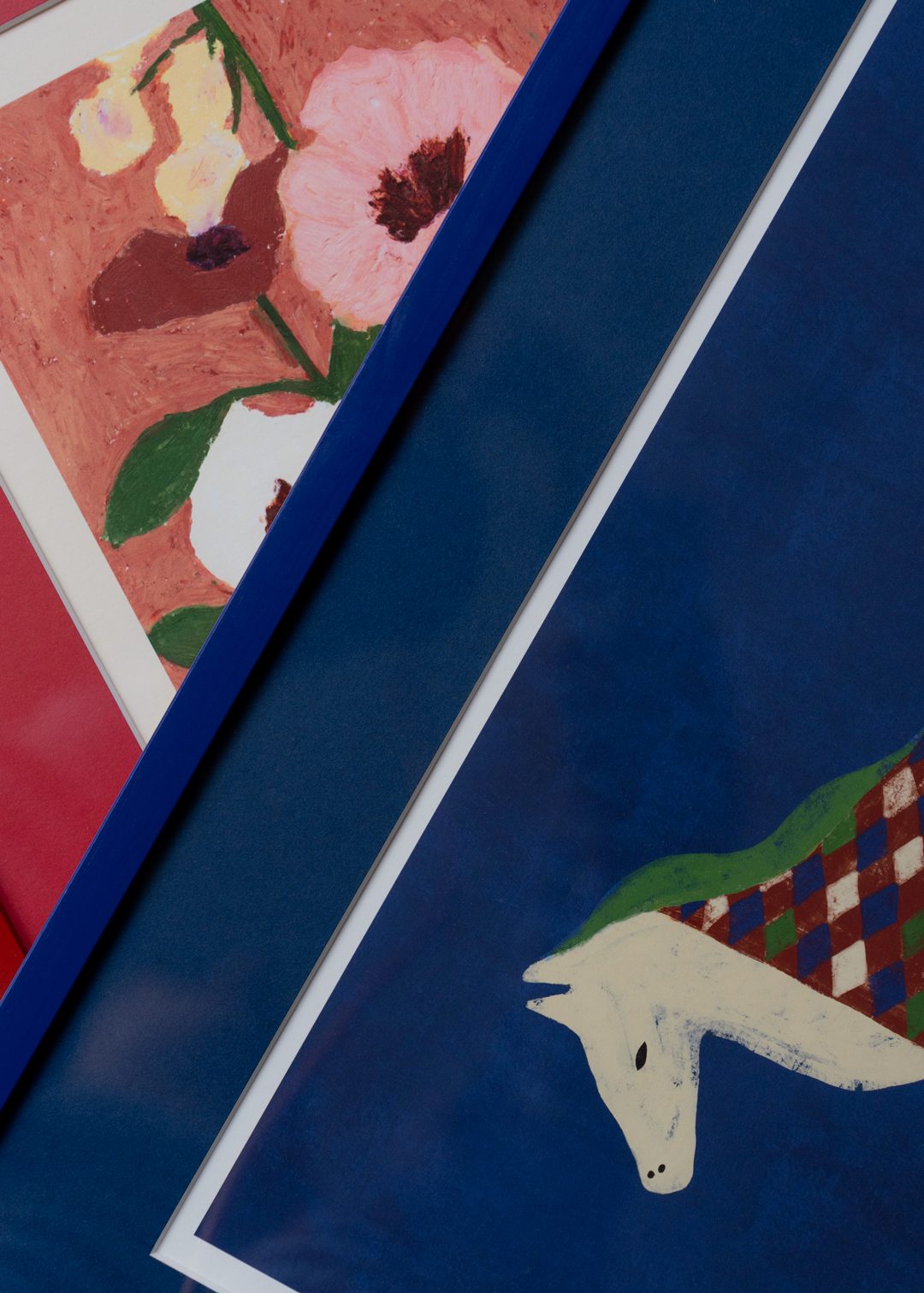 The Poster Club Perfect Match No. 031 Poster Set Blumen Pferd