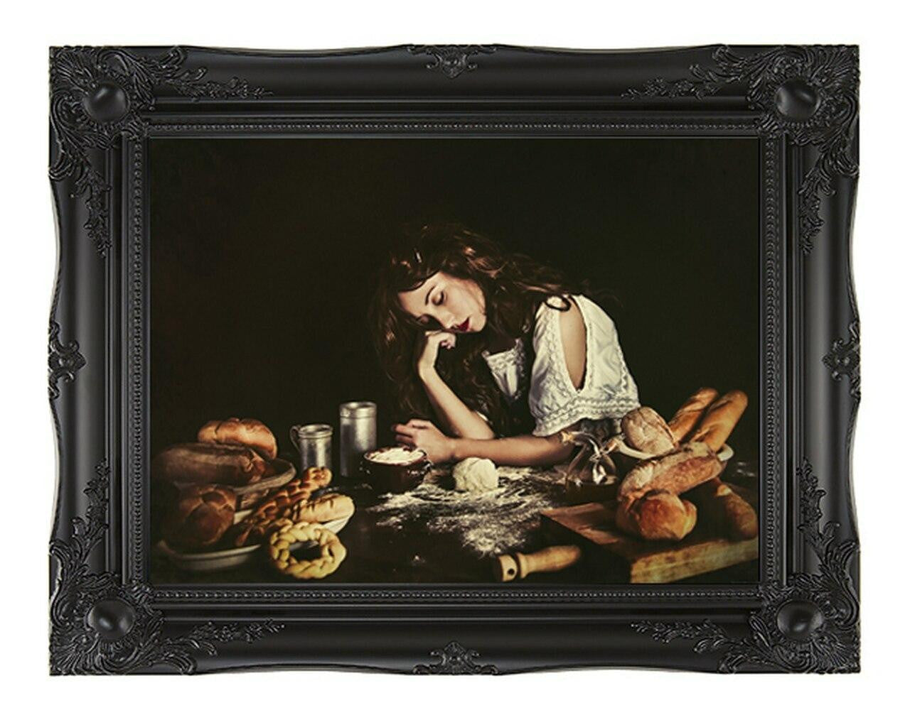 Mineheart Wall Art White Dress Leinwandbild 66x81 cm