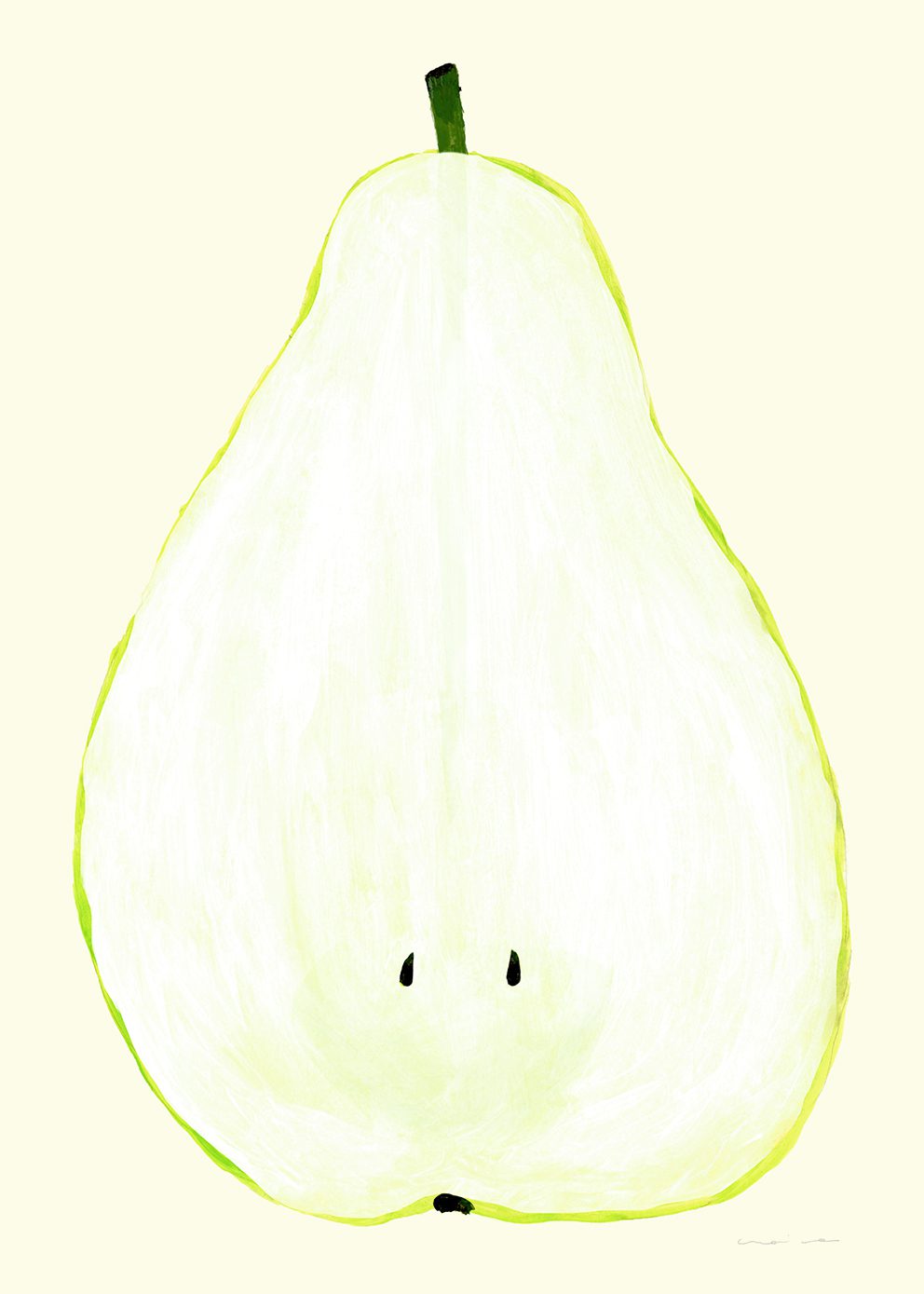 The Poster Club Pera Limonera 2 Poster 30x40 cm Grün