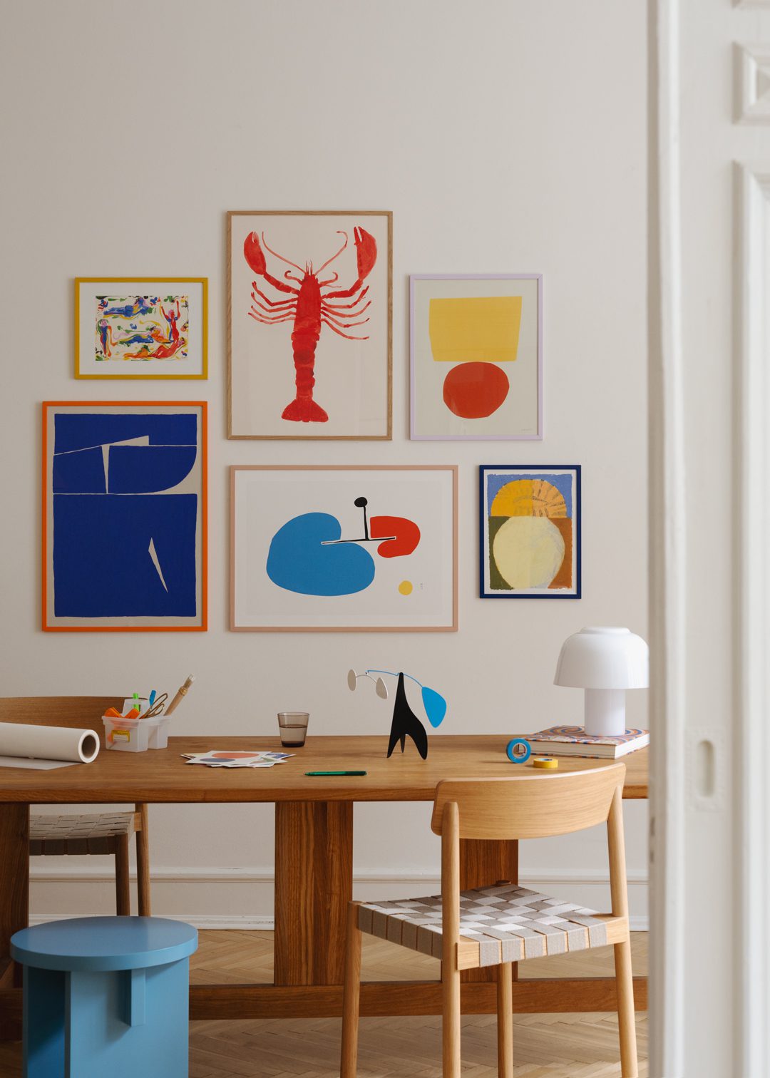 The Poster Club Curated Art Walls Edit No. 079 Bilderwand bunt