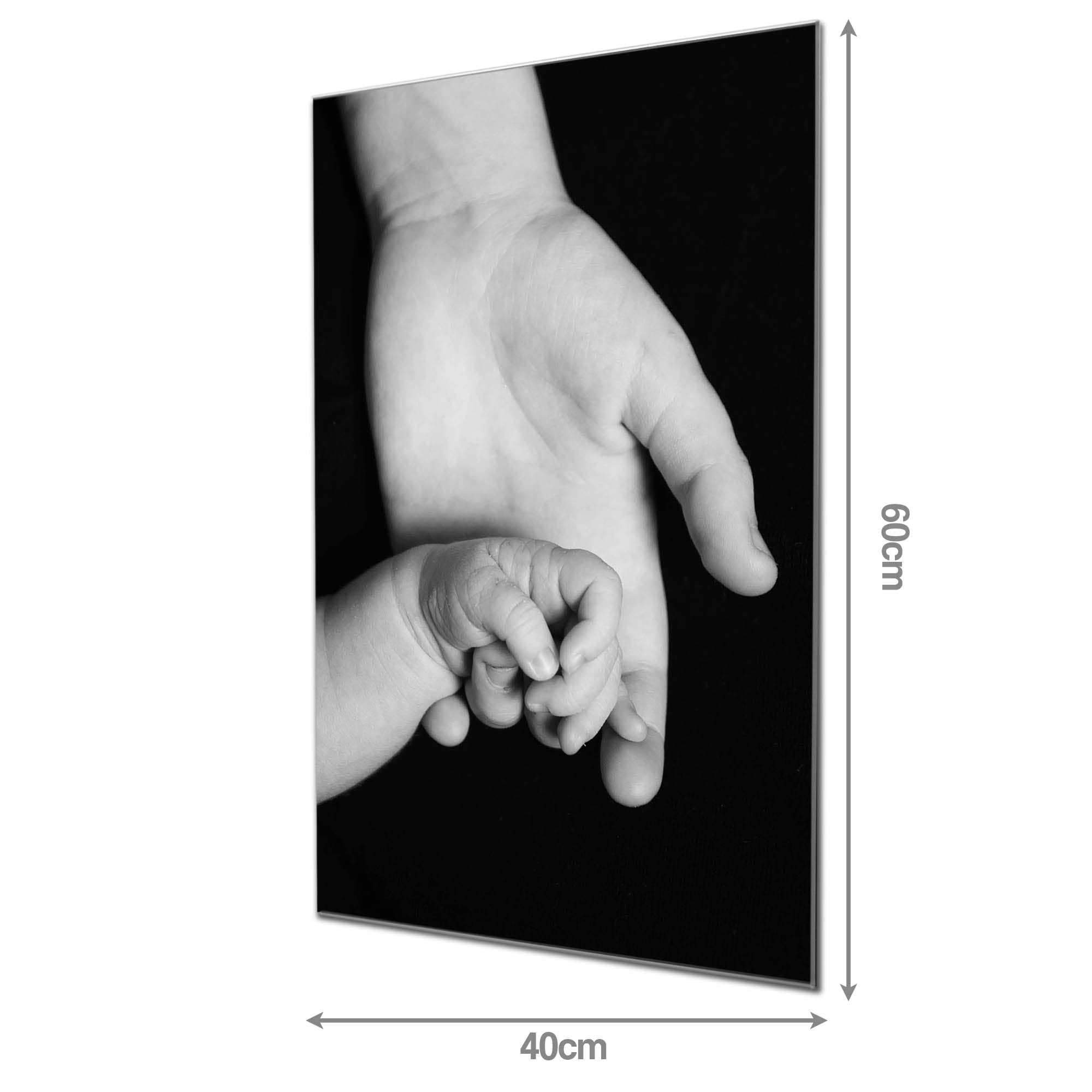 Banjado Magnettafel 40x60 Glastafel Hands Kinderzimmer