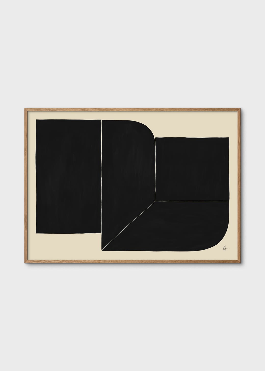 The Poster Club 6AM Kunstdruck 50x70 cm beige