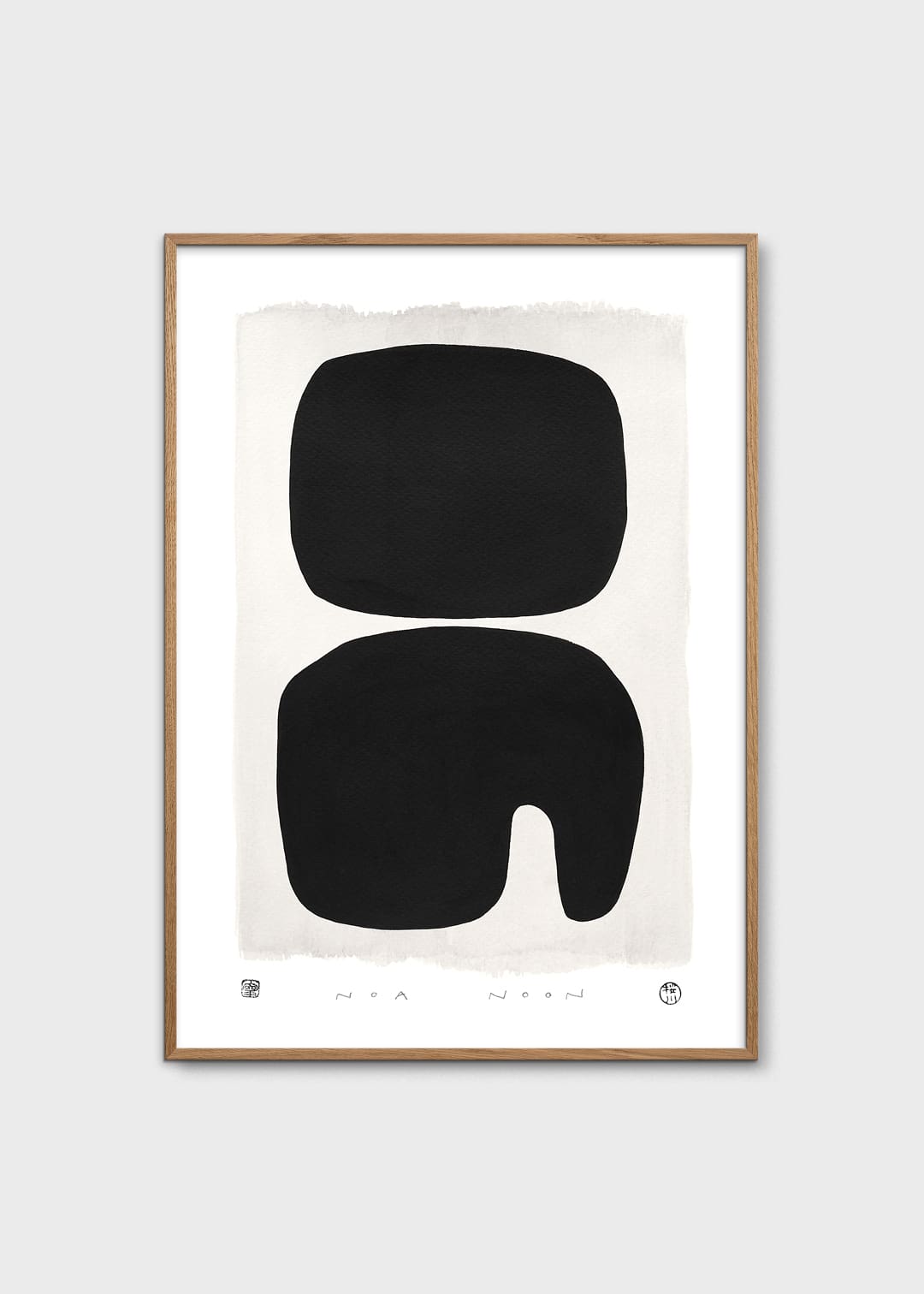The Poster Club Venezia Pigments Kunstdruck A4 schwarz weiß