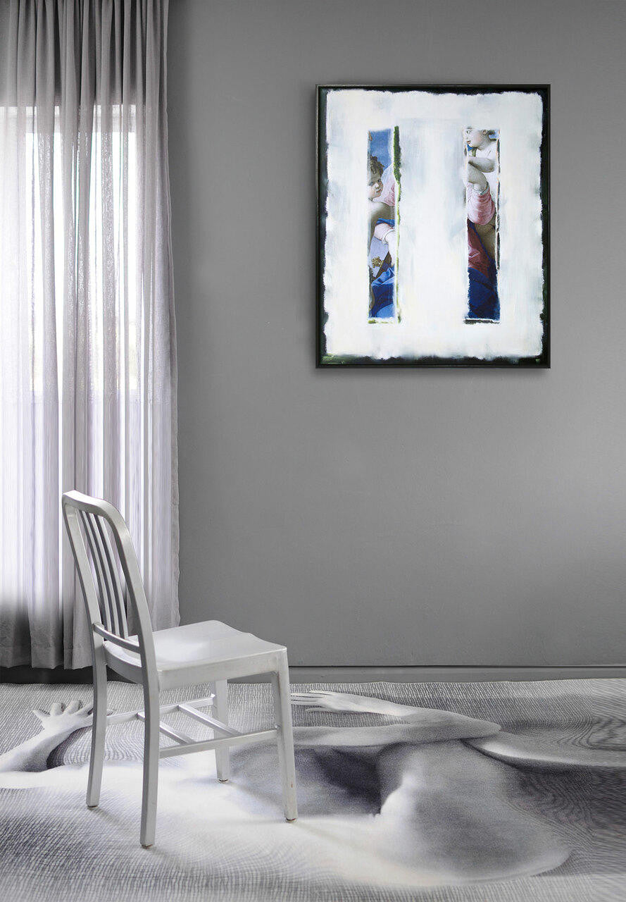 Mineheart The Two Children Kunstdruck Leinwand 99x120 Limitiert