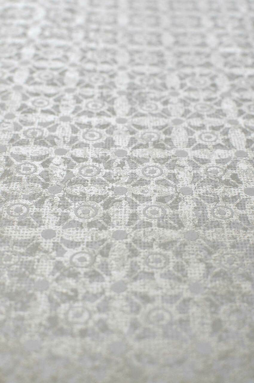 Mineheart Classico Tile Tapete Ecru Beige Glitzer Muster