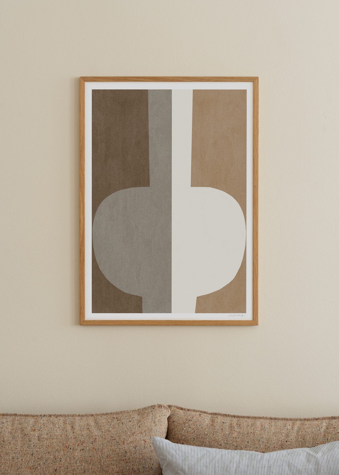 The Poster Club Delphi Kunstdruck 30x40 cm beige abstrakt