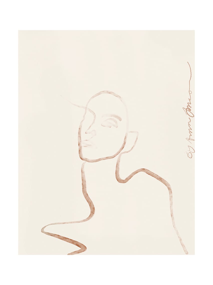 The Poster Club Moi Poster 30x40 cm Beige