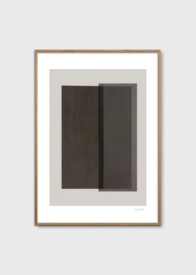 The Poster Club Capri Poster 50x70 cm schwarz grau