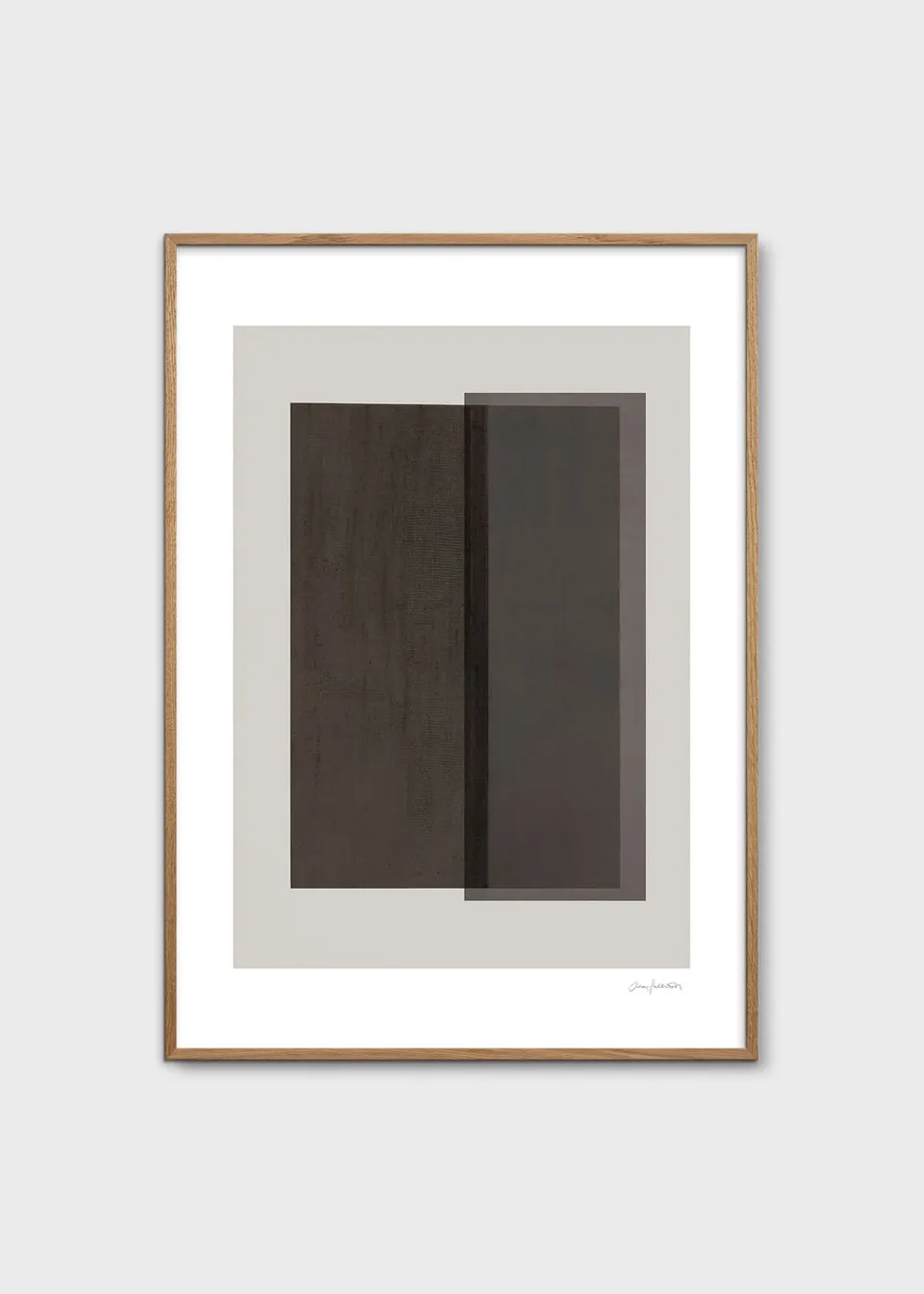 The Poster Club Capri Poster 50x70 cm schwarz grau