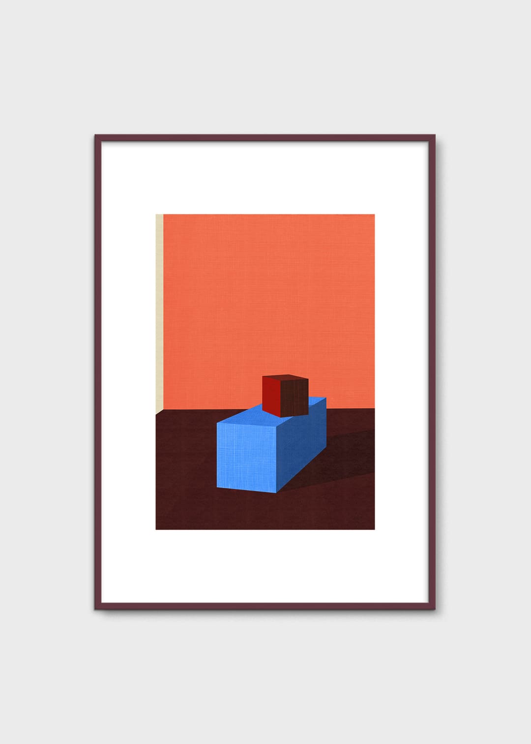 The Poster Club Cubes Poster 30x40 cm geometrisch