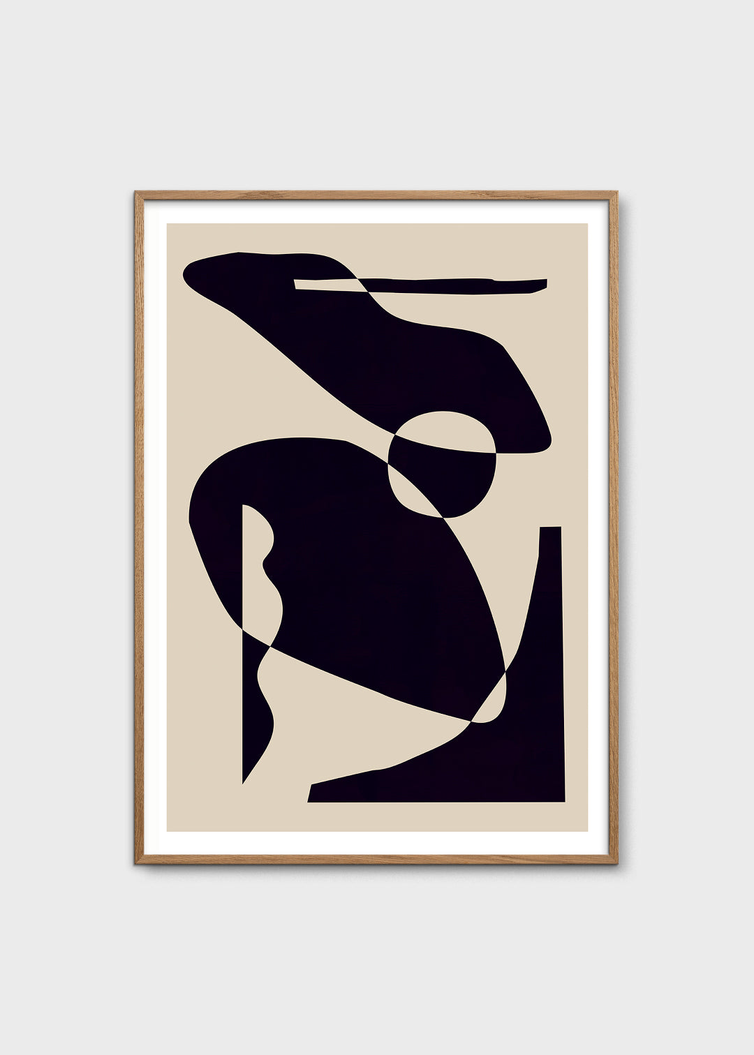 The Poster Club Contrasts 08 Kunstdruck 30x40 cm beige