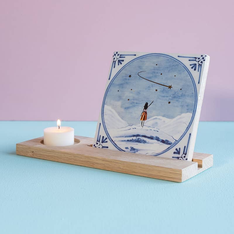 StoryTiles Tile Holders Tile & Candle Halter für Fliese