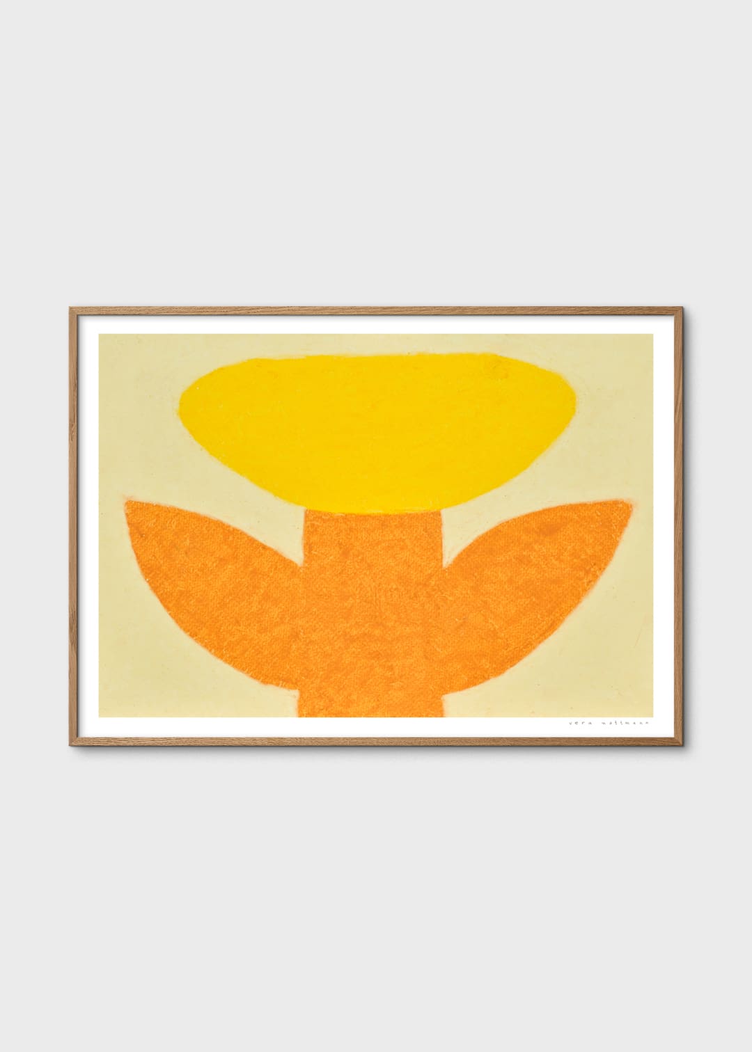 The Poster Club Art Prints Butterblume Poster 30x40 cm gelb