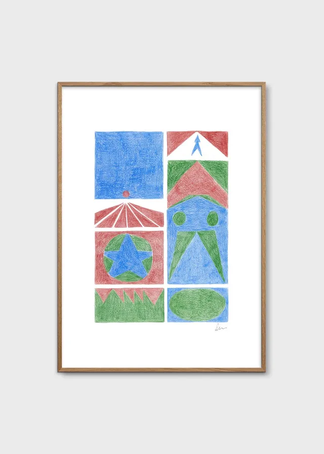 The Poster Club Art Prints Récit No. 01 Poster A4 farbig