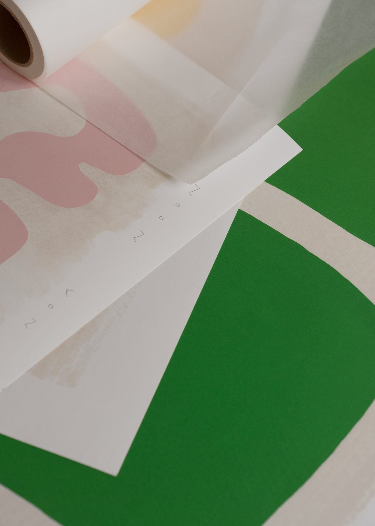 The Poster Club Art Prints Hommage au Vert Poster 30x40 cm grün