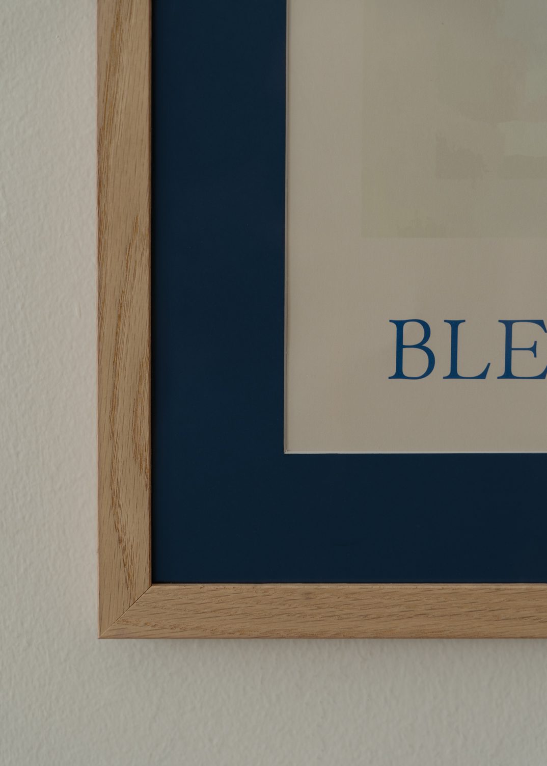 The Poster Club Art Prints Blue Passepartout 30x40 cm blau