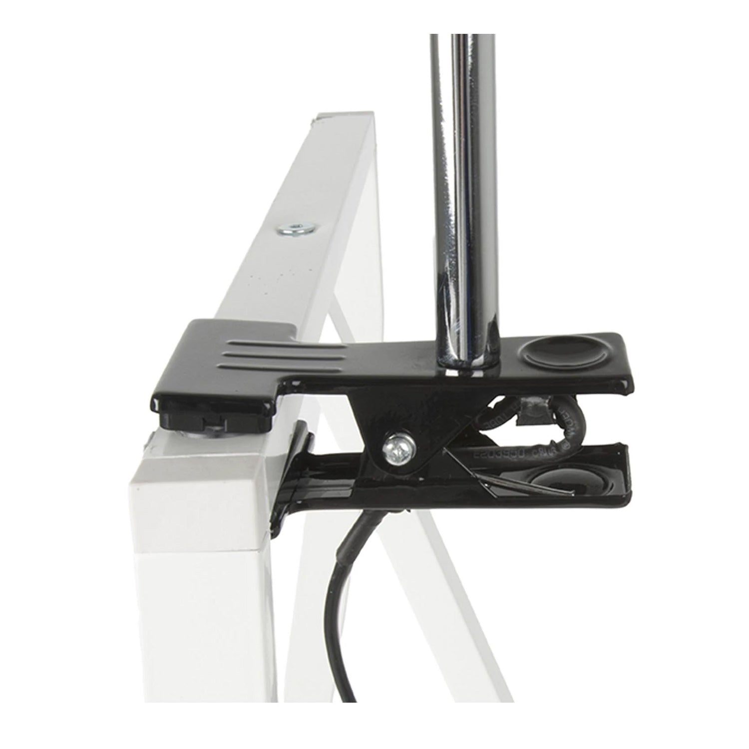 LS-LebenStil List LED Klemmlampe Schwarz 39cm E27