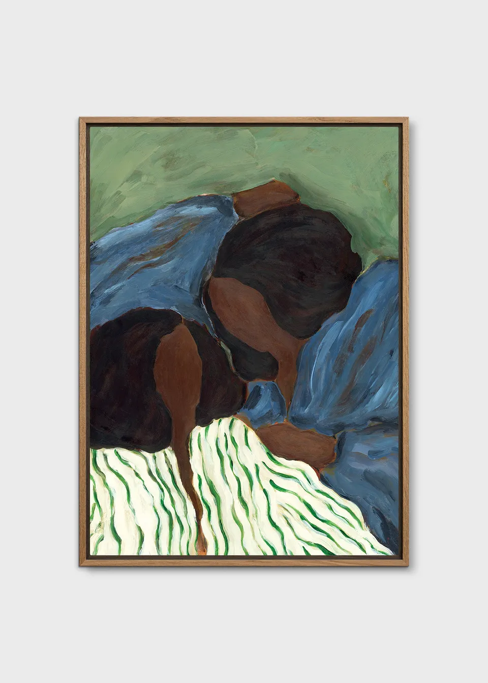 The Poster Club Art Prints Closer Still Canvas 30x40 cm grün