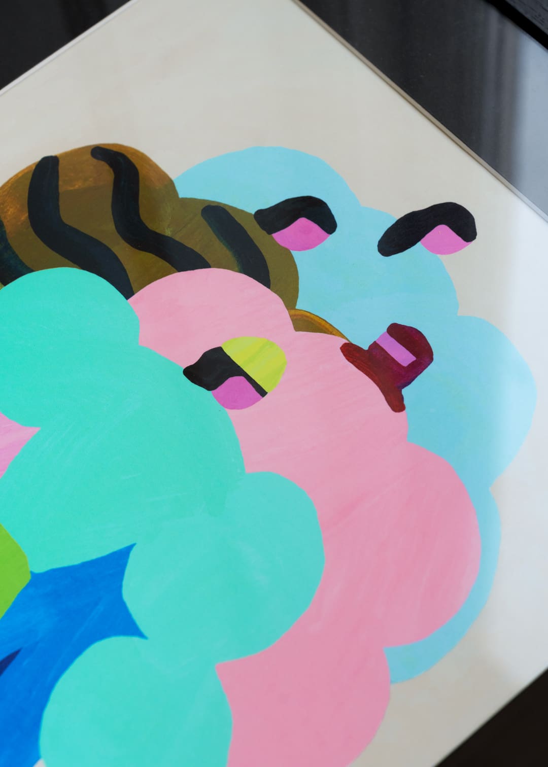 The Poster Club Art Prints People in Puffs Poster 30x40 bunt