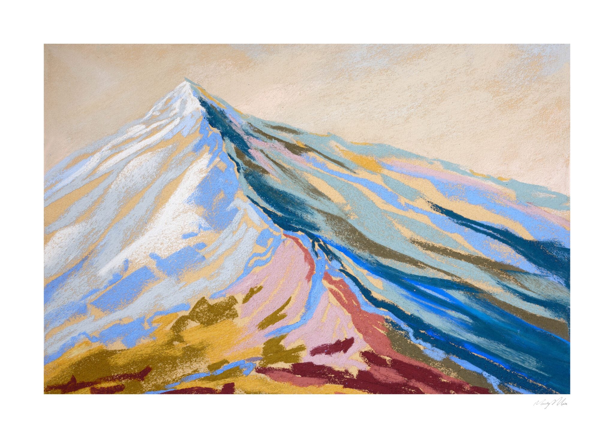 The Poster Club Velvet Peak III Poster A4 Landschaft