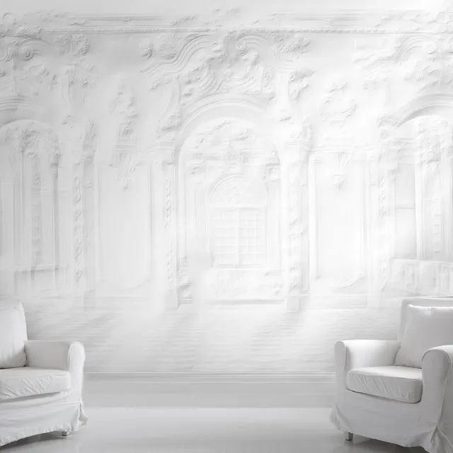 Mineheart Paper Palace Fototapete 250x300 cm weiss