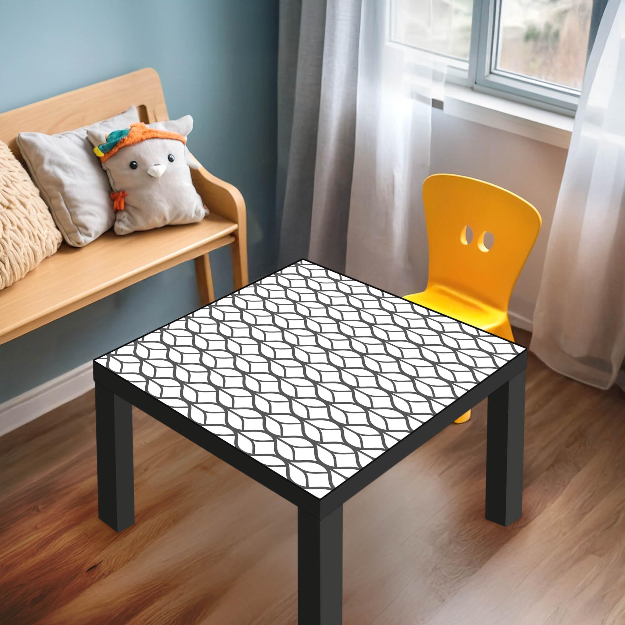 Banjado Möbelfolie Tischfolie Bucheckern 55x55 selbstklebend