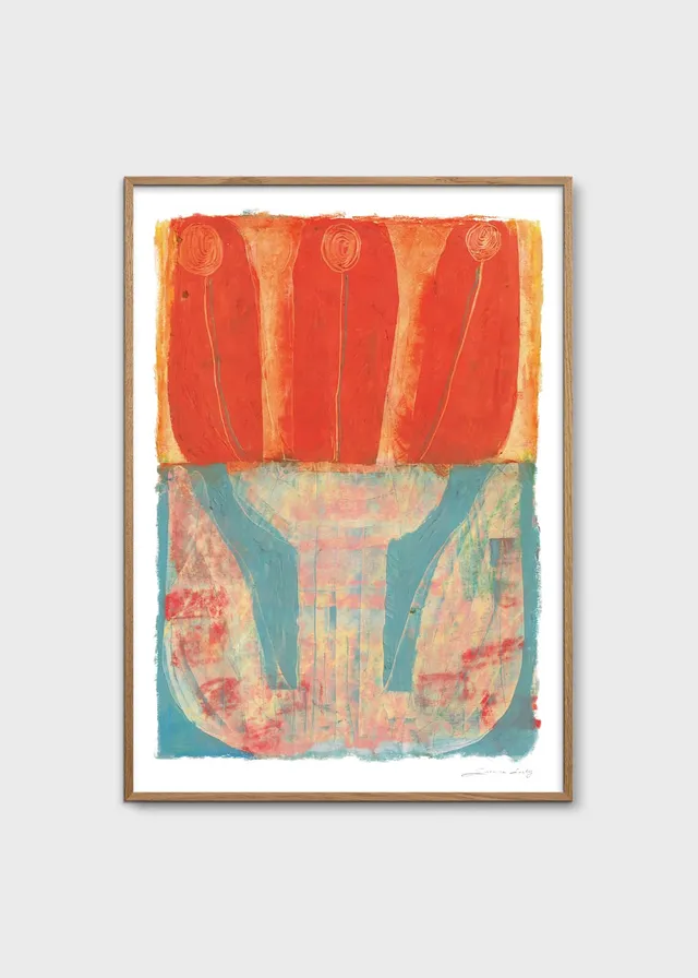 The Poster Club Radical Romantic Poster 30x40 cm blau-petrol