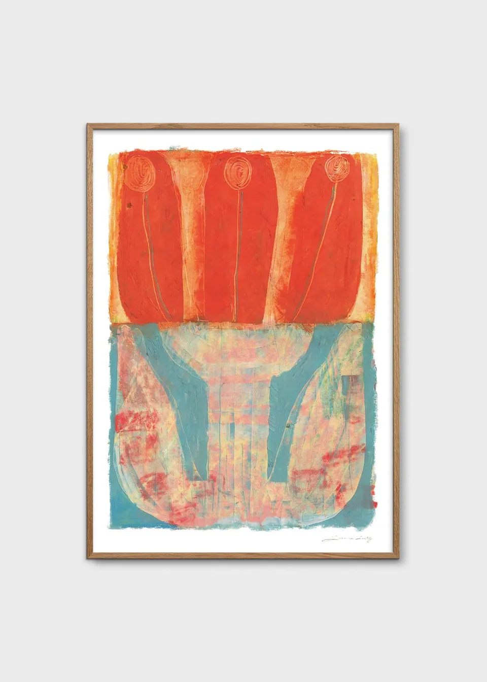 The Poster Club Radical Romantic Poster 30x40 cm blau-petrol