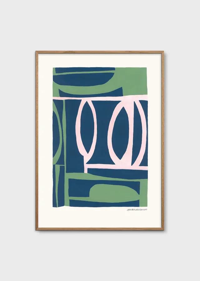 The Poster Club Green House Poster 30x40 cm abstrakt bunt