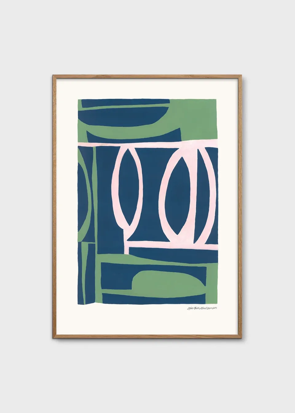 The Poster Club Green House Poster 30x40 cm abstrakt bunt