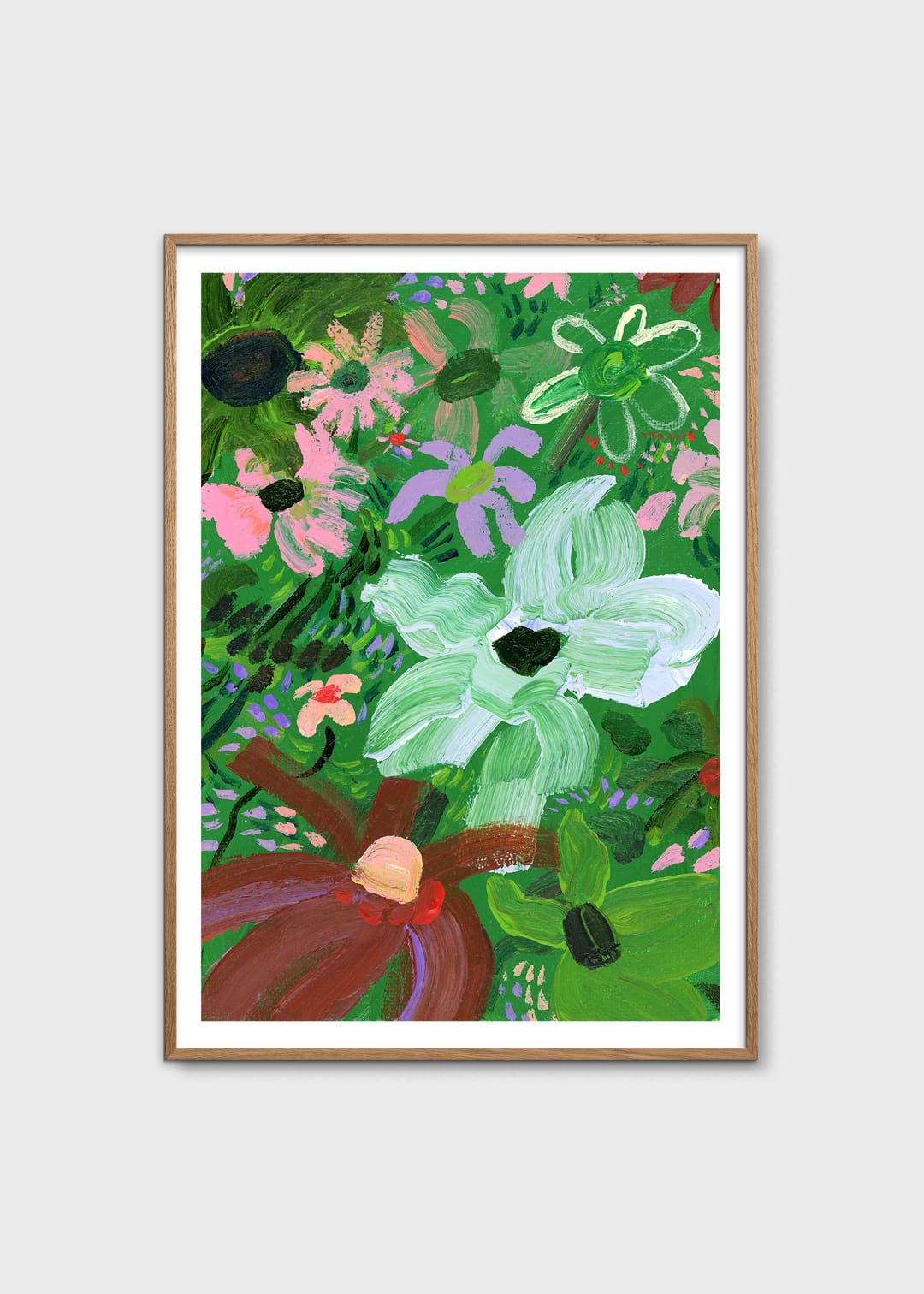 The Poster Club Verdant Poster 30x40 cm botanisch grün